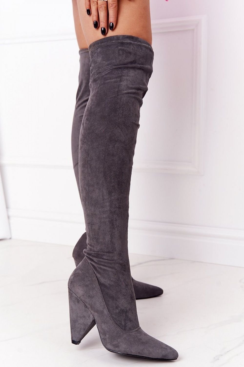 Eco Leather High Boots Step in style