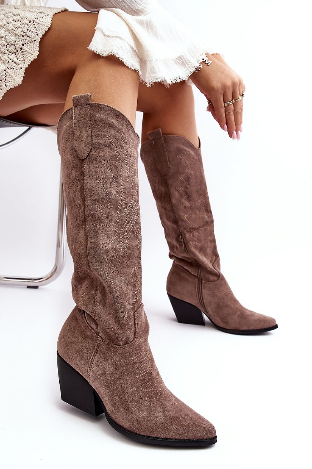 Tall Suede Boots Step in style